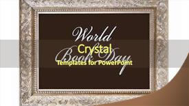  Presentation with annual day around the world - Theme consisting of world book day concept text background and a  colored foreground