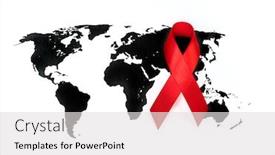  Presentation with world cancer day breast cancer - Audience pleasing PPT theme consisting of world-cancer-day-breast-cancer backdrop and a light gray colored foreground