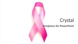  Presentation with world cancer day breast cancer - Slide deck having world cancer day breast cancer background and a  colored foreground