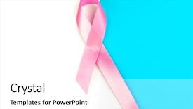  Presentation with world cancer day breast cancer - Theme with world cancer day breast cancer background and a white colored foreground