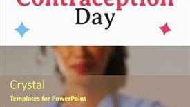  Presentation with contraception - Slides enhanced with world-contraception-day-text background and a  colored foreground