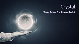  Presentation with creation - PPT layouts having world creation concept background and a wine colored foreground