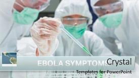  Presentation with news flash - Slides consisting of world drugs - digital composite of ebola news background and a  colored foreground