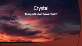  Presentation with environment - Cool new slide set with world environment day concept dramatic backdrop and a wine colored foreground