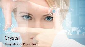  Presentation with woman world - PPT theme having family concept man hands gives his wife a bouquet of wildflowers background and a tawny brown colored foreground