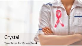  Presentation with world cancer day breast cancer - PPT layouts enhanced with world health day - pink ribbon for breast cancer background and a lemonade colored foreground