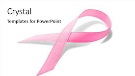  Presentation with health organization - Audience pleasing presentation consisting of world health organization - pink ribbon symbol on white backdrop and a white colored foreground