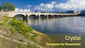  Presentation with heritage - Audience pleasing slide set consisting of world heritage - saumur pays-de-la-loire france backdrop and a  colored foreground