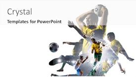  Presentation with game world - Colorful PPT theme enhanced with world loved game mixed media backdrop and a white colored foreground