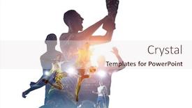  Presentation with game world - PPT layouts consisting of world-loved-game-mixed-media background and a sky blue colored foreground