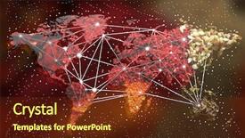  Presentation with wholesale - Slide set enhanced with world map and different spices background and a tawny brown colored foreground