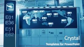  Presentation with zone - Slides having world map and time background and a teal colored foreground