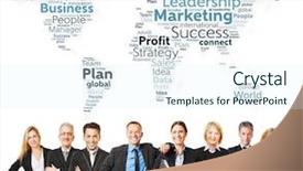  Presentation with economy marketing - Presentation design featuring world map economy - international business team with lawyers background and a sky blue colored foreground