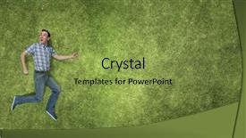  Presentation with relaxing - Beautiful PPT theme featuring world map shadow - guy relaxing in summer day backdrop and a  colored foreground