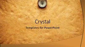  Presentation with close up view of the compass on old paper - PPT layouts consisting of world map shipping - close up view background and a  colored foreground