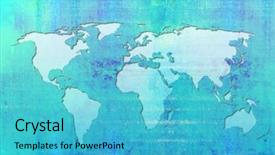  Presentation with world map doctors - PPT theme enhanced with world map textures and backgrounds background and a teal colored foreground