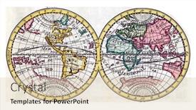  Presentation with map vintage - Amazing PPT layouts having world-map-vintage-engraved-illustration backdrop and a lemonade colored foreground