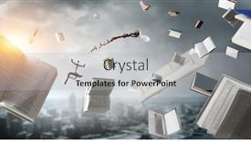  Presentation with world - PPT theme with world-of-books-concept-mixed background and a light gray colored foreground