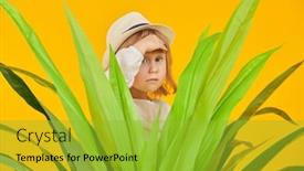  Presentation with world tourism - Presentation theme enhanced with world-of-travelling-a-cute background and a gold colored foreground