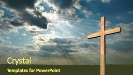  Presentation with shining light - Amazing presentation having world religions - light form the sky shining backdrop and a tawny brown colored foreground