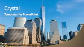  Presentation with manhattan - Cool new presentation with 2018 numbers on red heart backdrop and a  colored foreground.