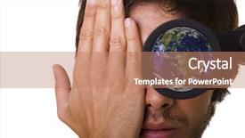  Presentation with guidelines - Colorful PPT theme enhanced with world vision - see the future of our backdrop and a coral colored foreground