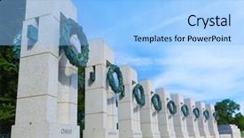  Presentation with world war - Beautiful slides featuring world war ii memorial backdrop and a  colored foreground