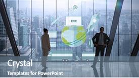  Presentation with wide - Amazing slides having world wide delivery - businesswoman standing against room backdrop and a  colored foreground