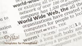  Presentation with definition - Amazing PPT layouts having disassembled computer monitor with internal backdrop and a gray colored foreground