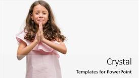  Presentation with praying hands - PPT layouts with worried asking for forgiveness religion background and a white colored foreground