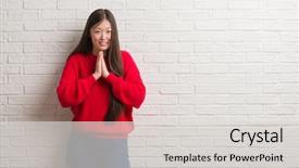  Presentation with food dimsum chinese in china - Amazing slide deck having worried asking for forgiveness religion backdrop and a light gray colored foreground