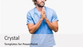  Presentation with emotions face speech - Colorful slide deck enhanced with worried asking for forgiveness religion backdrop and a white colored foreground