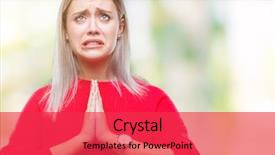  Presentation with praying hands - PPT layouts having worried asking for forgiveness religion background and a  colored foreground