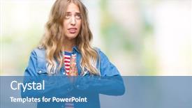  Presentation with praying hands - PPT theme with worried asking for forgiveness religion background and a teal colored foreground