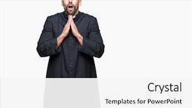  Presentation with christian betrayal - Slide deck having worried asking for forgiveness religion background and a white colored foreground