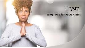  Presentation with african american religion - Amazing presentation theme having worried asking for forgiveness religion backdrop and a light gray colored foreground