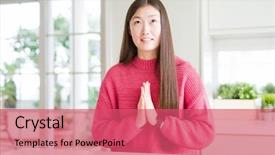  Presentation with abstract beautiful black pink glitter - Slide set featuring worried asking for forgiveness religion background and a coral colored foreground