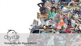  Presentation with cartoon - PPT theme having worried-cartoon-man-watching background and a light gray colored foreground