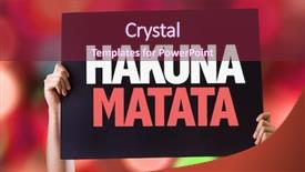  Presentation with aztec - Colorful theme enhanced with worries card with bokeh background backdrop and a violet colored foreground