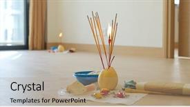  Presentation with worship - Presentation theme consisting of worship moving background - move in new house background and a coral colored foreground