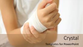  Presentation with wound - Cool new theme with wound - close up view of little backdrop and a coral colored foreground