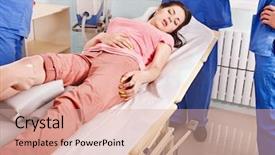  Presentation with bandaging - Colorful presentation enhanced with what a surprise cheerful joyful backdrop and a light gray colored foreground