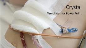  Presentation with patient monitoring - Presentation having wound care - monitoring patient background and a mint green colored foreground