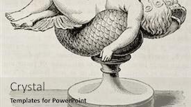  Presentation with dolphin - Beautiful slide deck featuring wounded baby saved by a dolphin marble sculpted group attributed to raphael kept in irish down-hill gallery published on magasin pittoresque paris 1842 backdrop and a light gray colored foreground