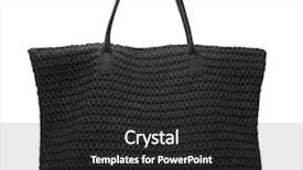  Presentation with woven - Presentation theme enhanced with woven bags - wiicker bag background and a dark gray colored foreground