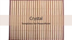  Presentation with woven - Slides having woven cloth made of cane background and a  colored foreground