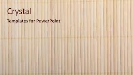  Presentation with woven - Beautiful PPT theme featuring woven cloth made of cane backdrop and a  colored foreground