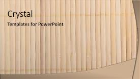  Presentation with woven - Audience pleasing PPT theme consisting of woven cloth made of cane backdrop and a  colored foreground