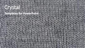 Presentation with woven - Beautiful slide set featuring woven wool white fabric texture backdrop and a gray colored foreground