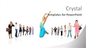  Presentation with wow - Slides consisting of wow background and a white colored foreground